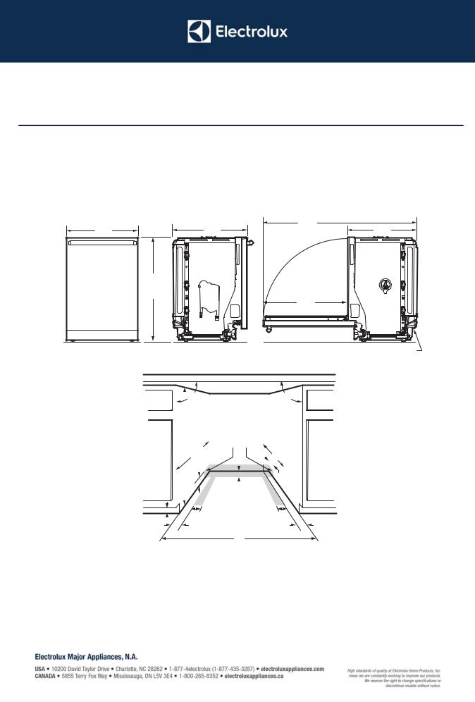 Electrolux EDSH4944AS Specification Sheet