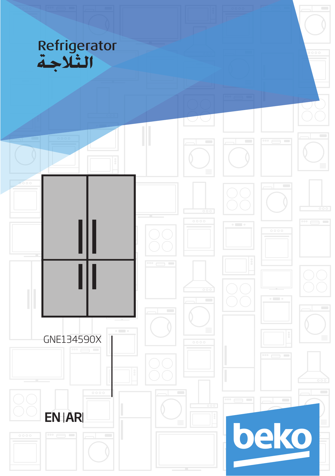 Beko GNE134590X User manual