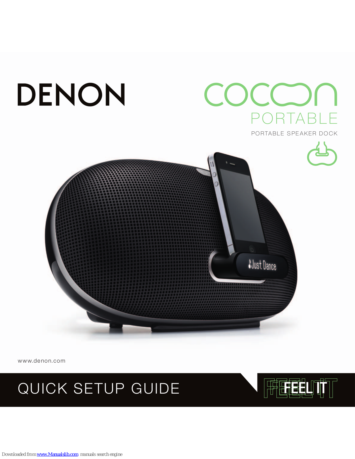 Denon cocon portable Quick Setup Manual