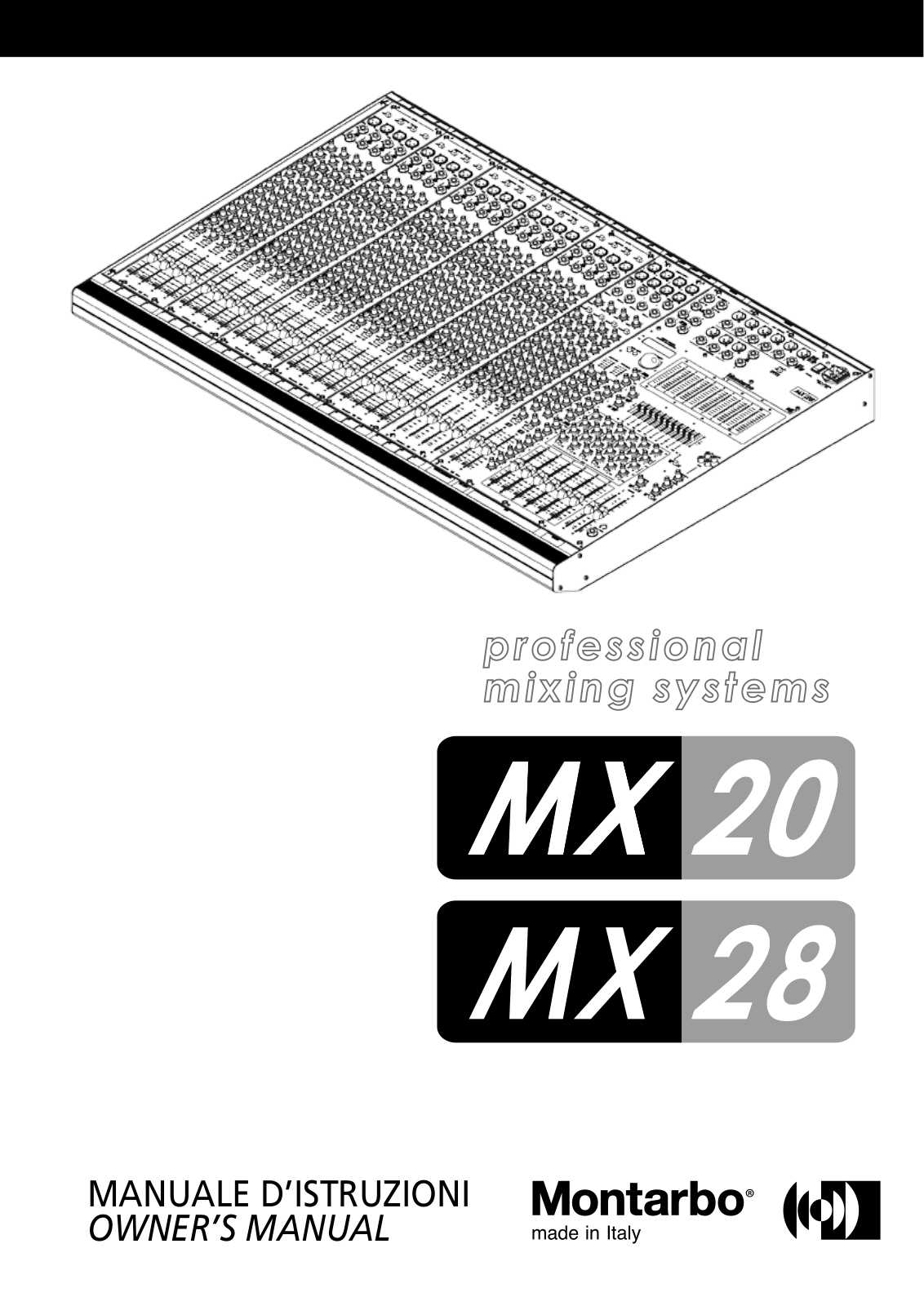 Montarbo MX20, MX28 User manual