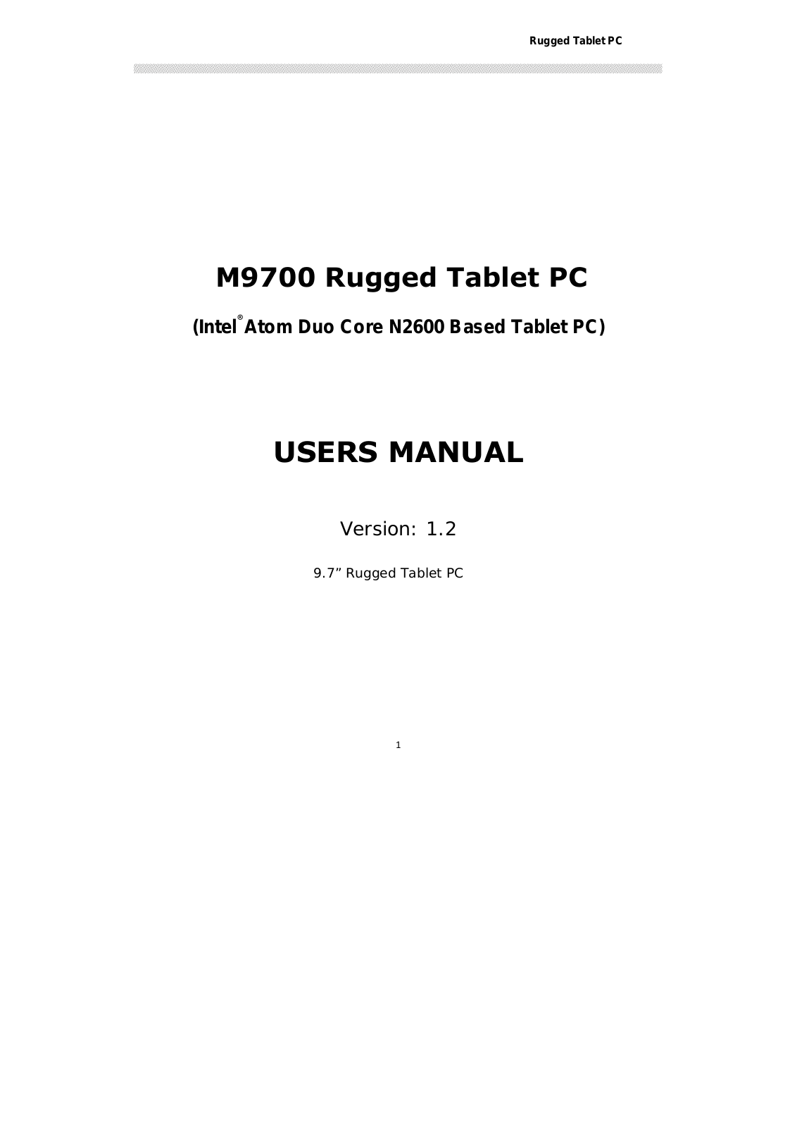 TransCore 9700WBW User Manual