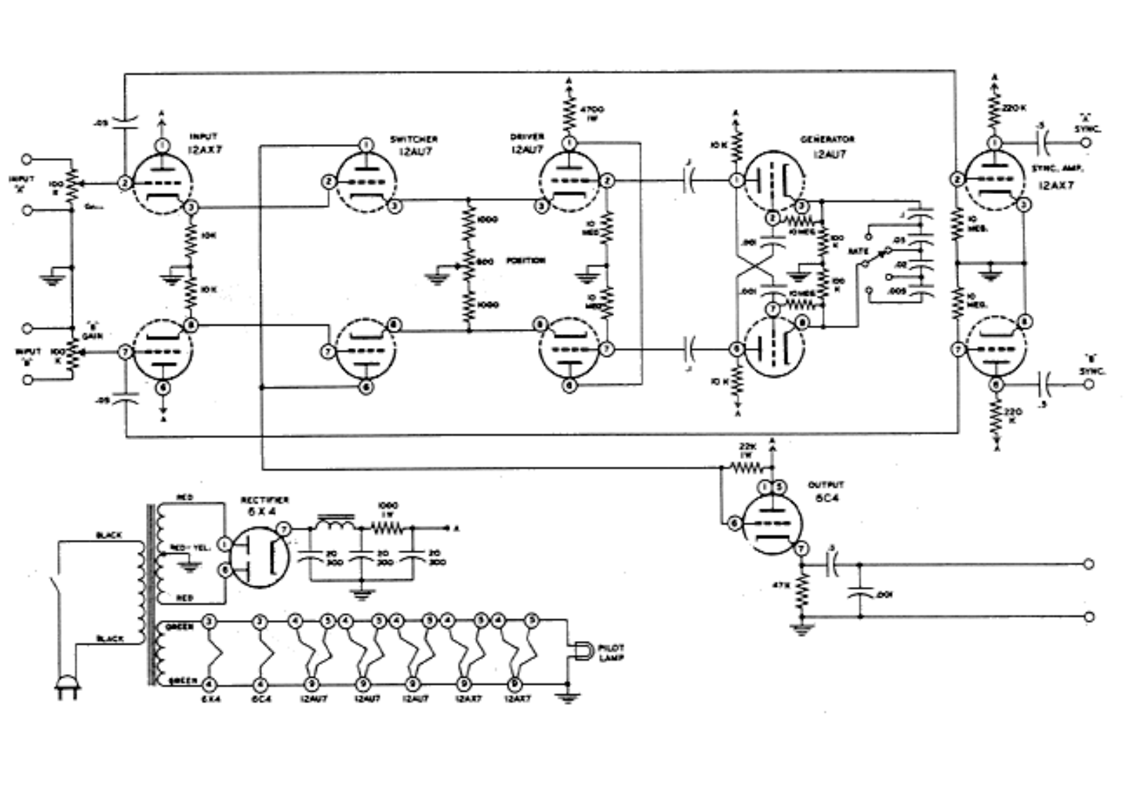 Heathkit s 3s schematic