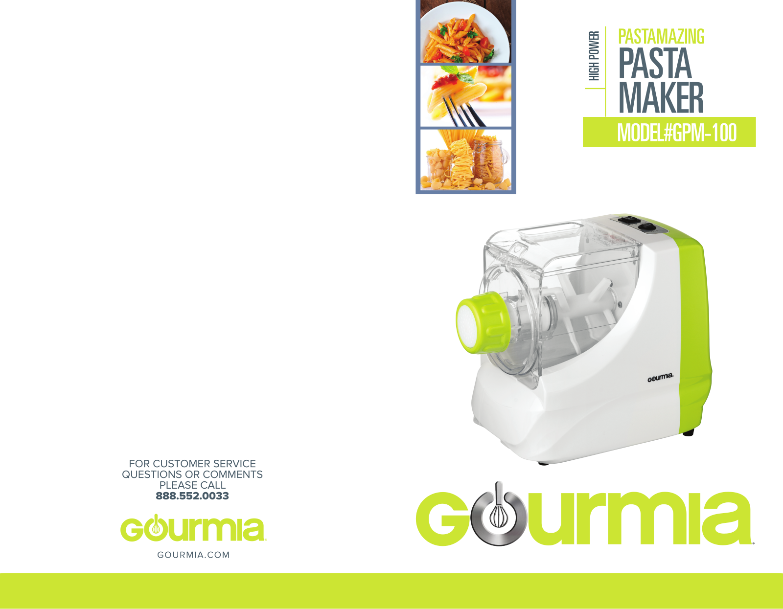 Gourmia GPM-100 User Manual