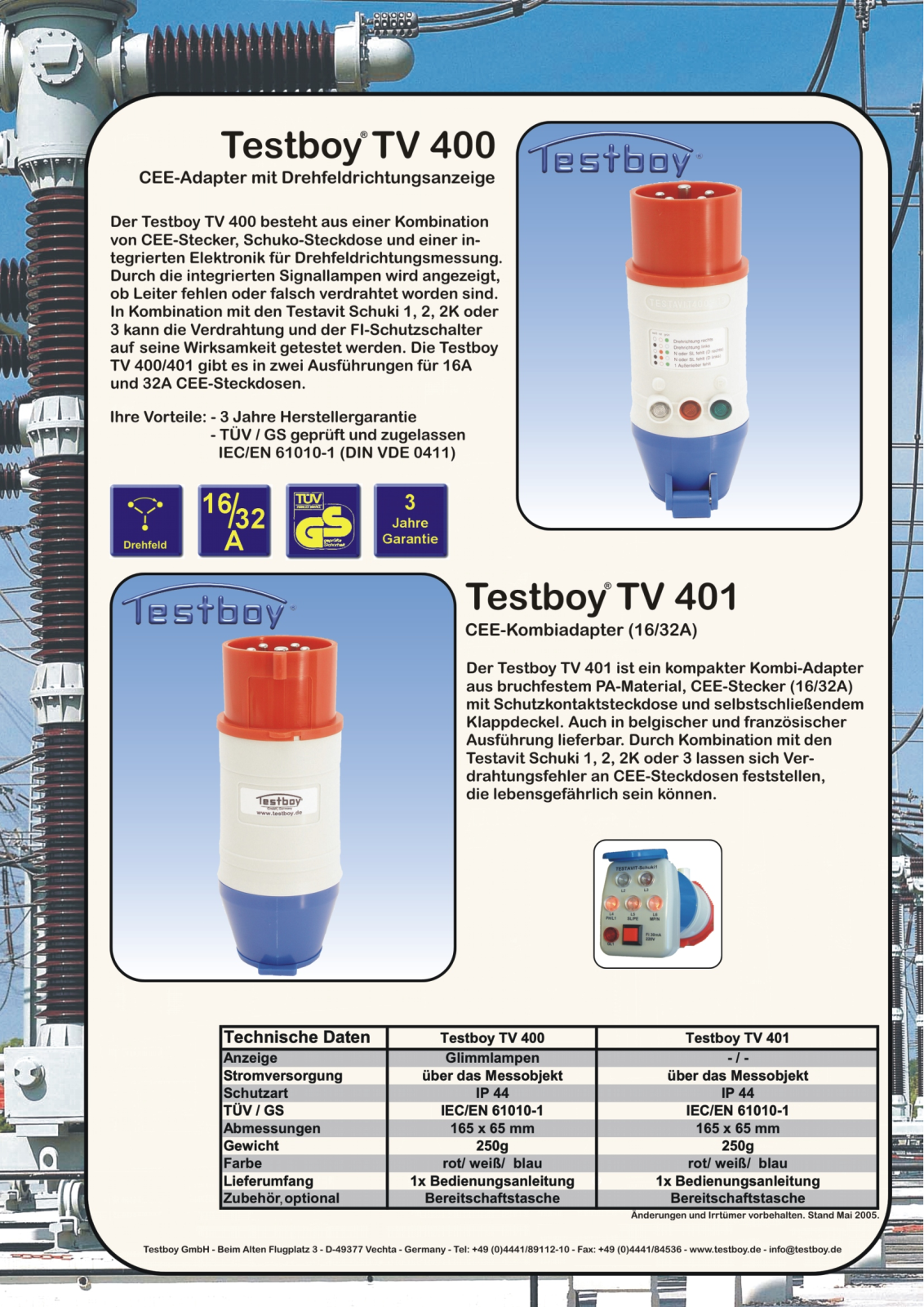 TESTBOY TESTBOY TV 432 Datasheet - ManualMachine.com