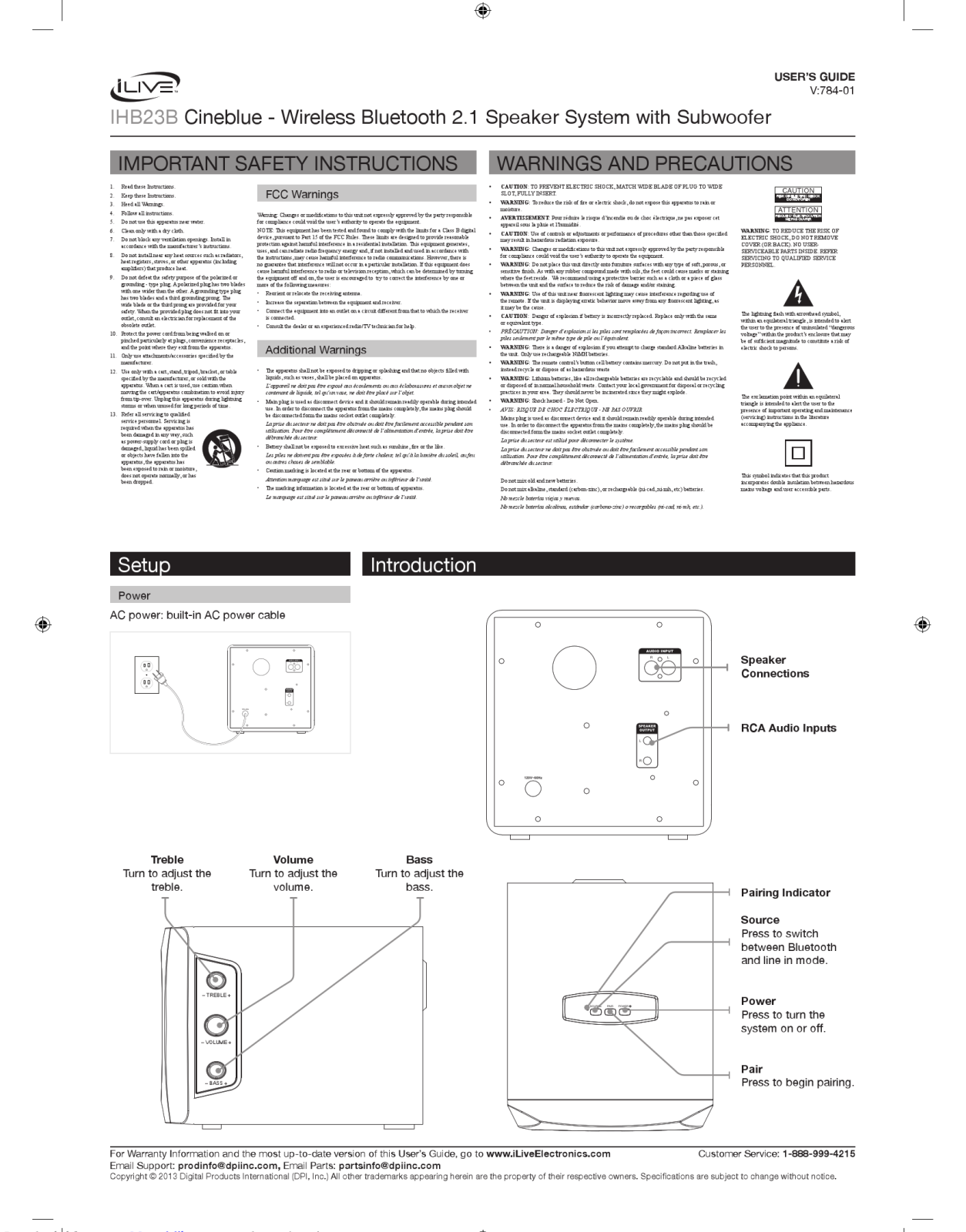 iLive IHB23B User Manual