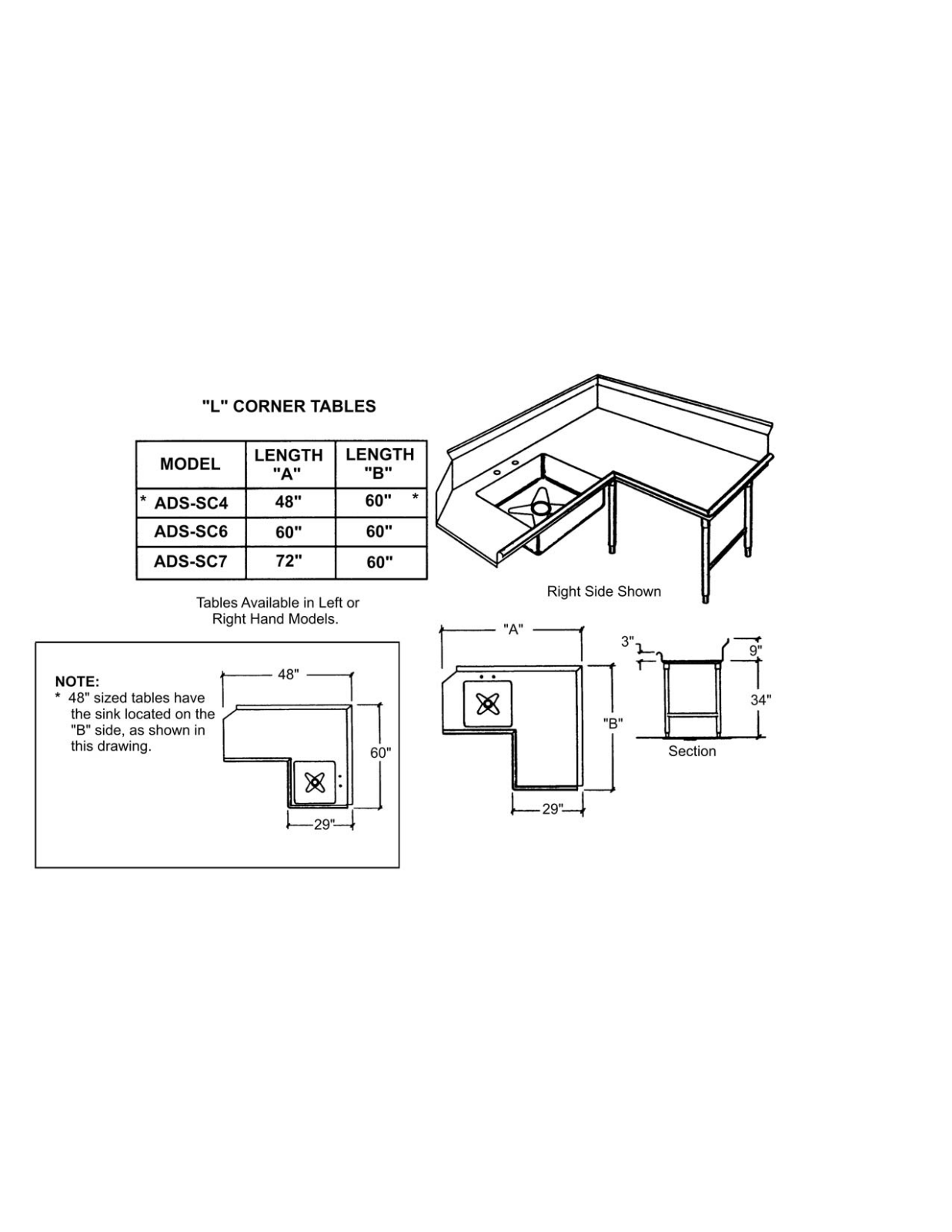 American Dish ADS-SC4, ADS-SC6, ADS-SC7 Service manual