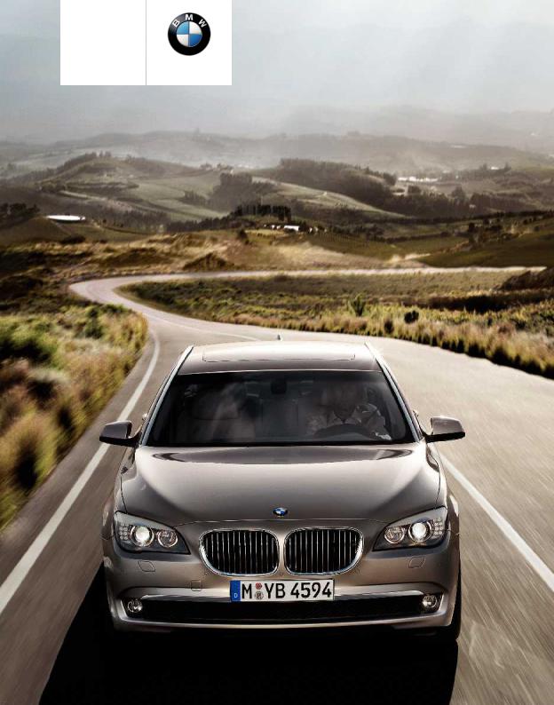 BMW 740i, 740Li, 750i, 750Li, 760Li Owner's Manual