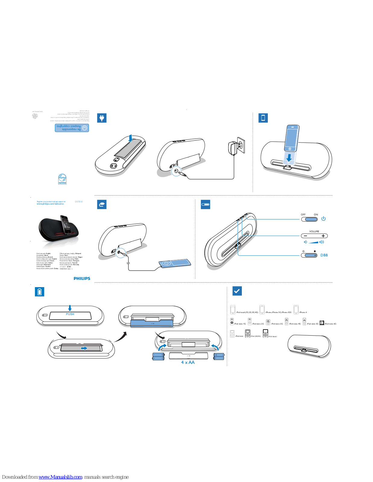 Philips DS7510/97, DS7510 Quick Start Manual - ManualMachine.com