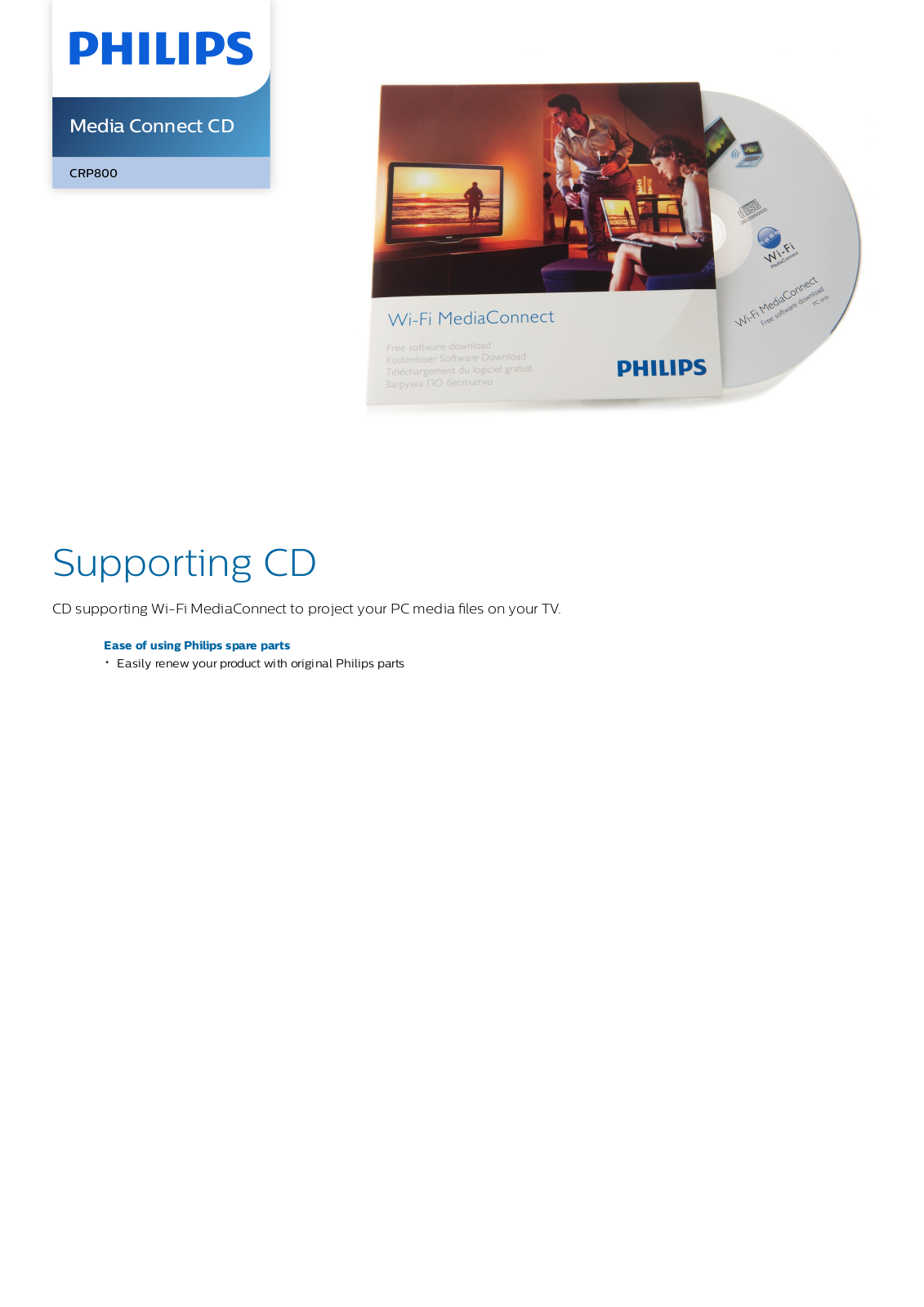 Philips CRP800/01 leaflet - ManualMachine.com