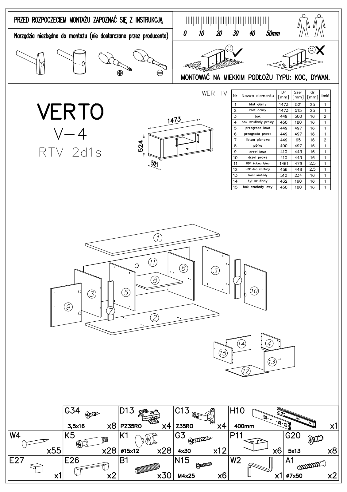 MaximaHouse MXHO1072 Installation & Assembly - ManualMachine.com
