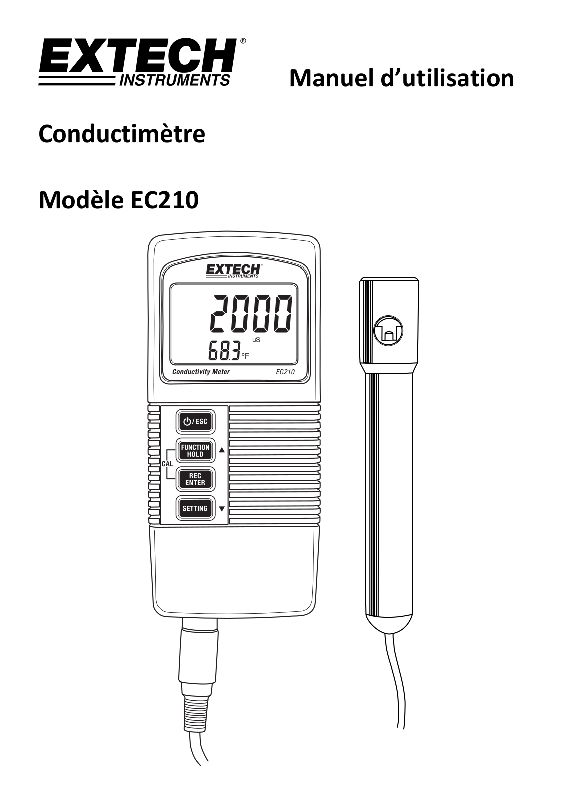 Extech EC210 User guide