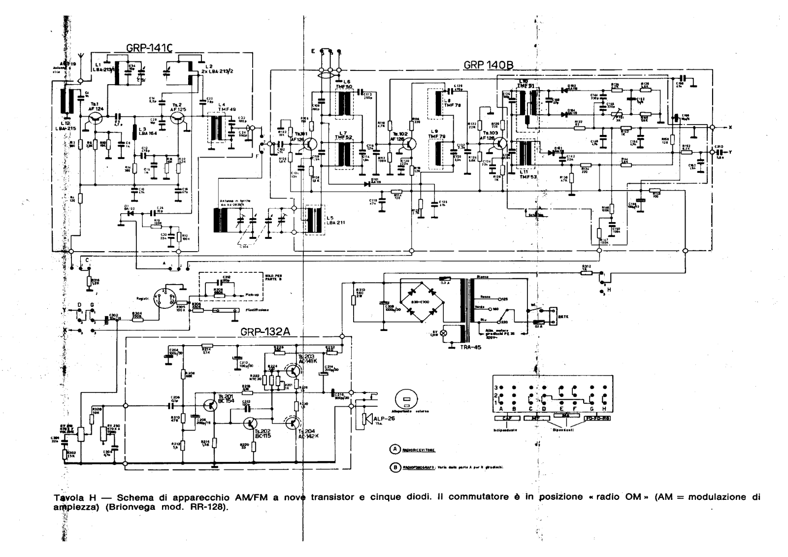 Brionvega RF128 Schematic - ManualMachine.com
