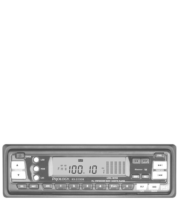 Prology KX-5100R User Manual