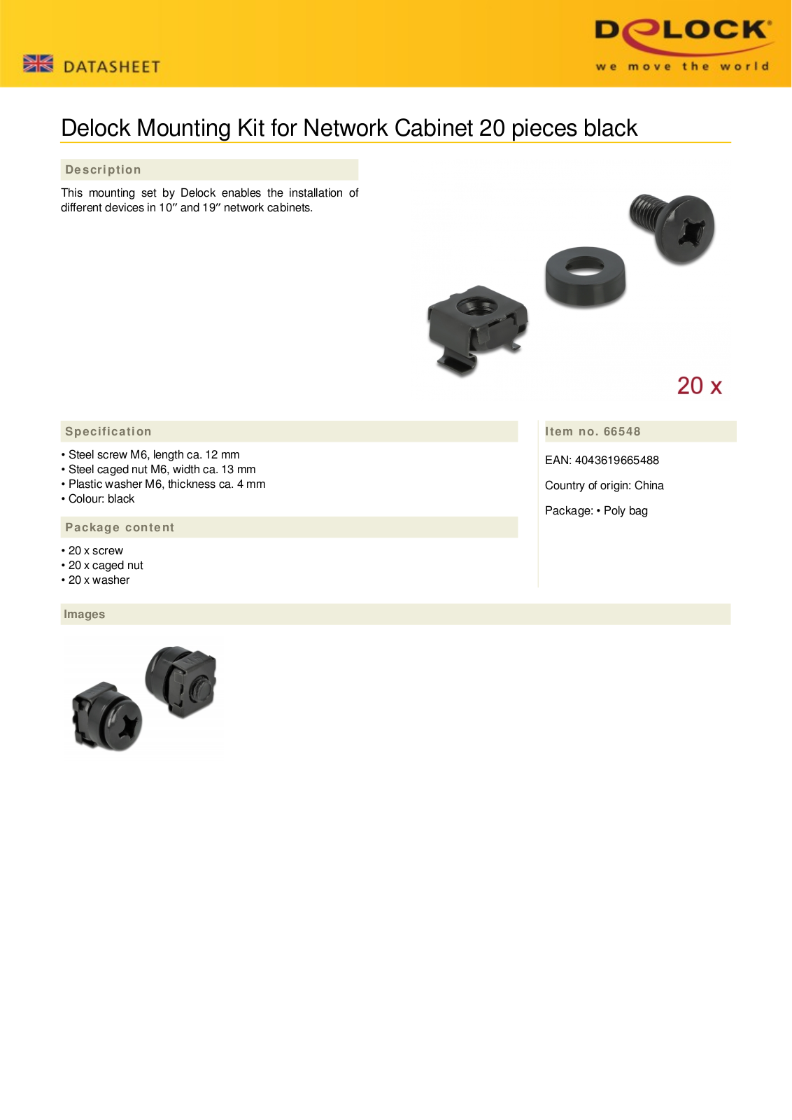 DELOCK 66548 Datasheet - ManualMachine.com