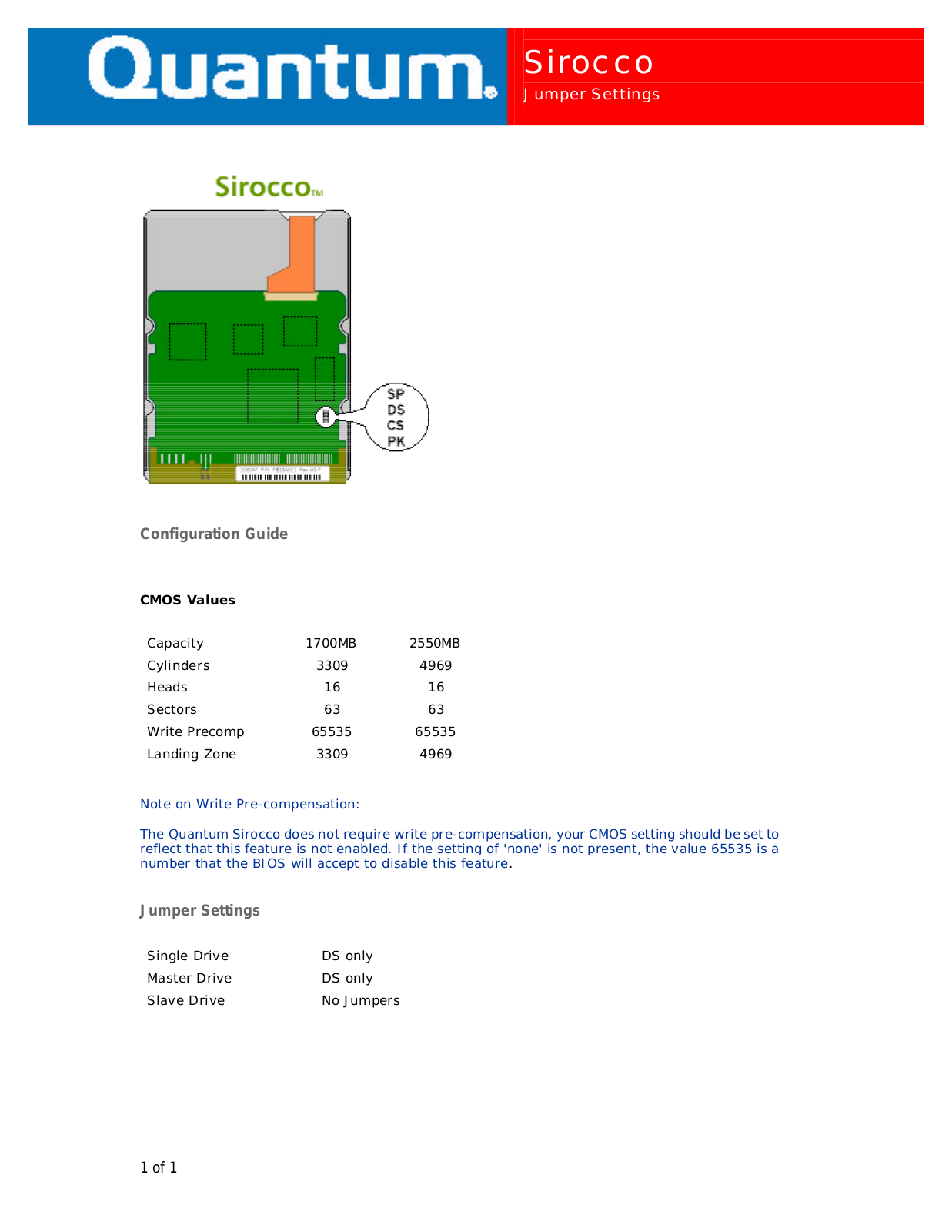 Seagate SIROCCO User Manual