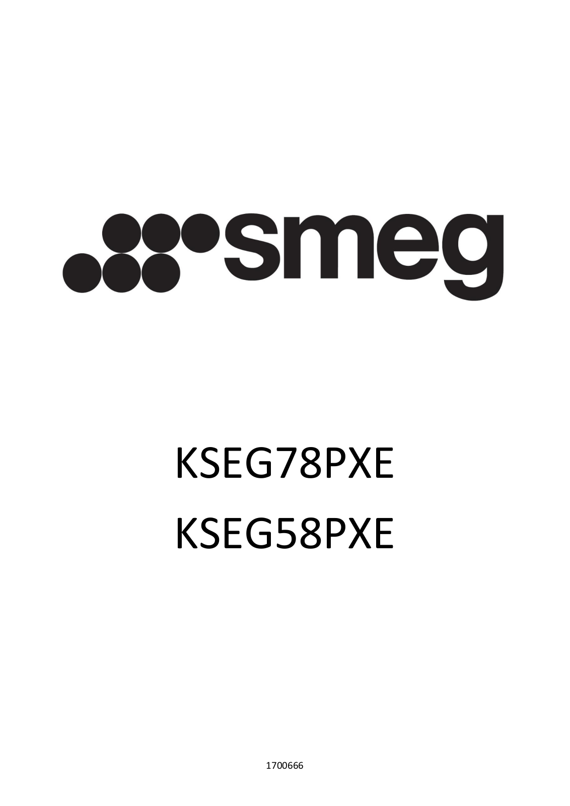 Smeg KSEG78PXE Installation manual