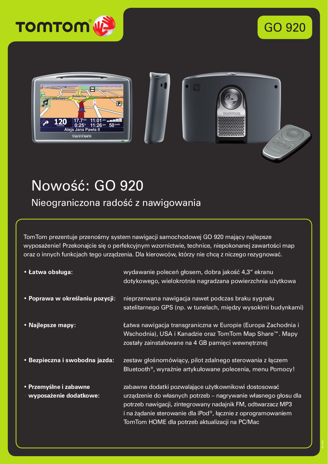 Tomtom GO 920 User Manual