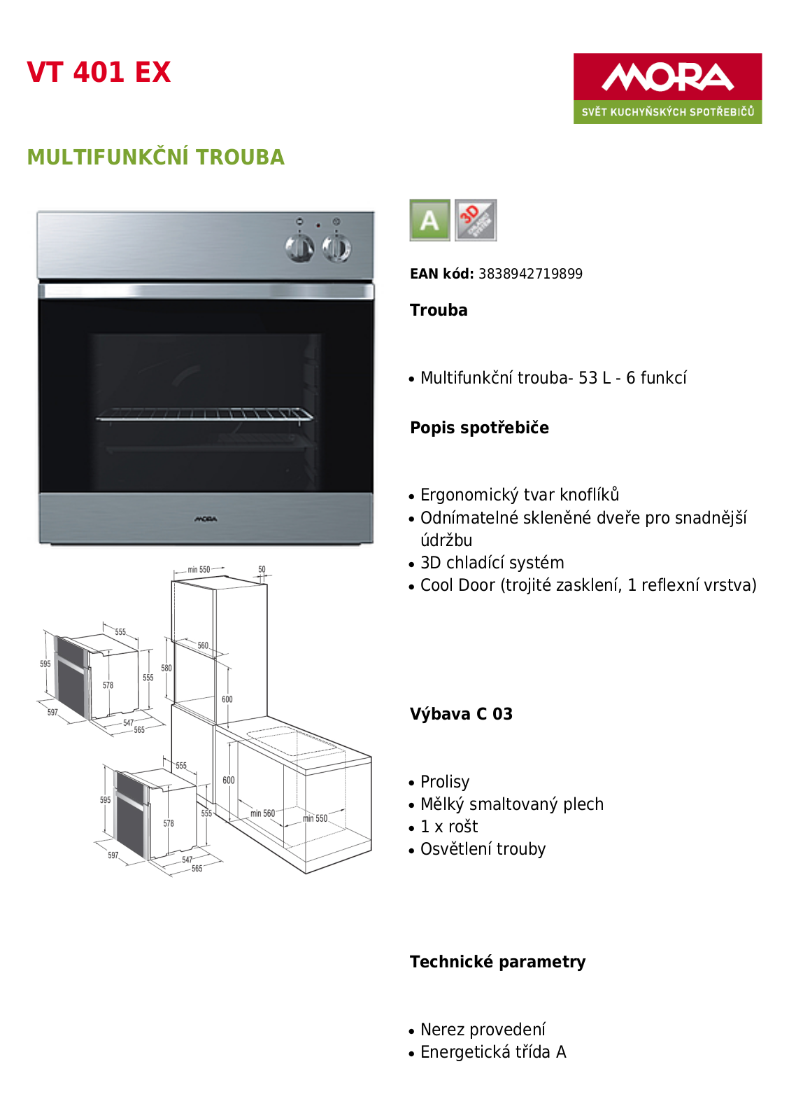 Mora VT 401 EX User Manual