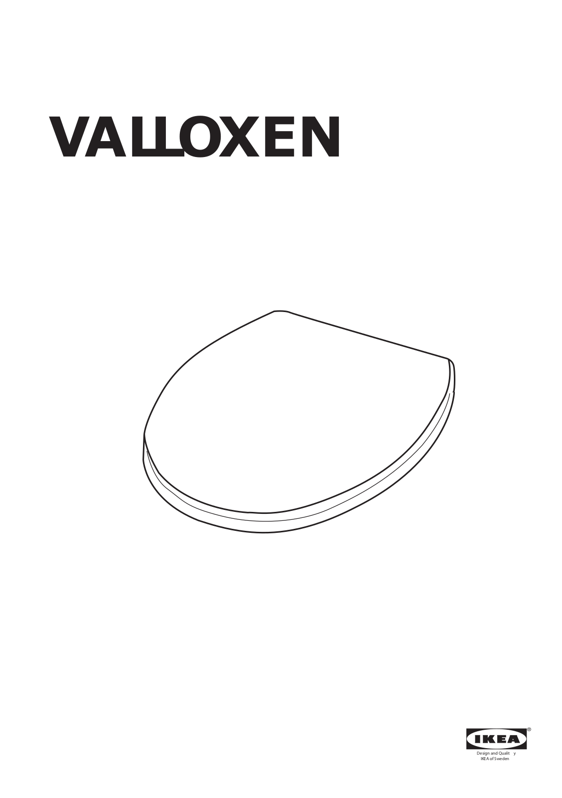 IKEA VALLOXEN User Manual