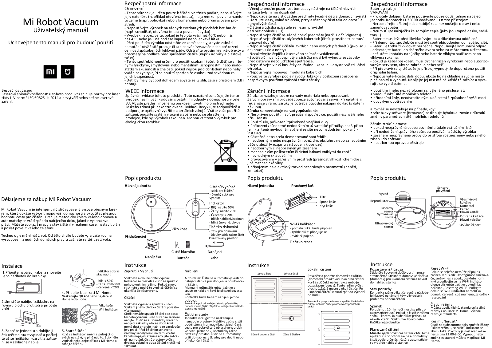 Xiaomi Robot Vacuum User Manual