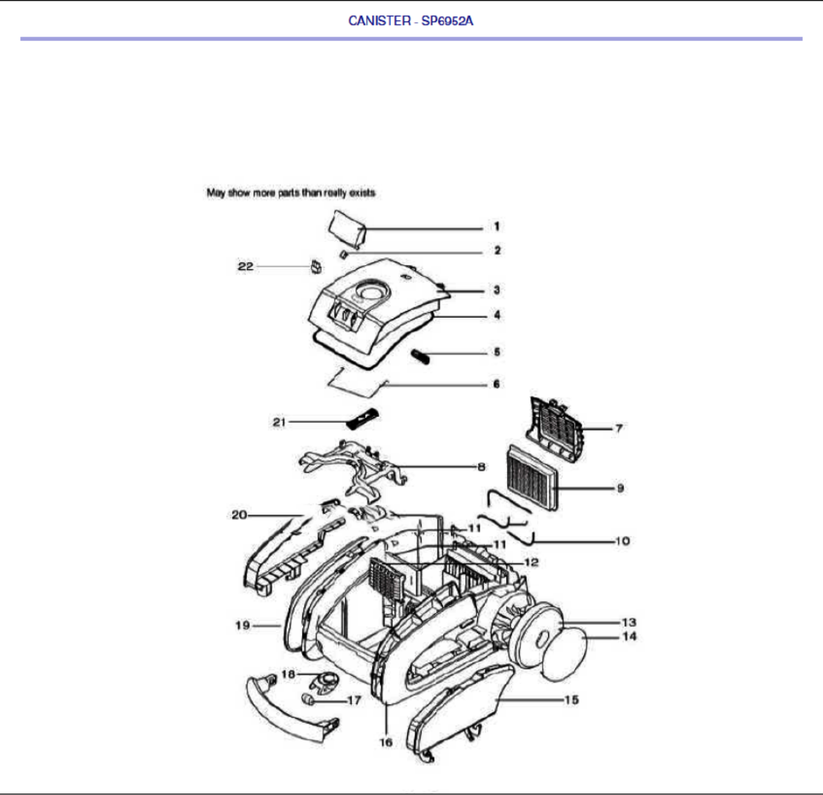 Sanitaire Sp6952a Owner's Manual