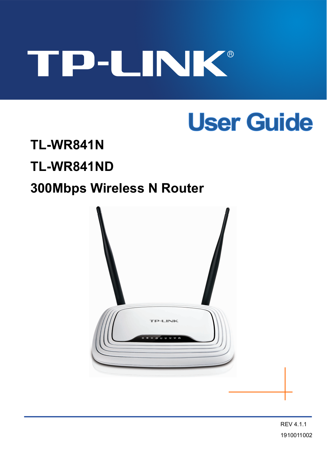 TP-Link 4.1.1 1910011002 User Manual