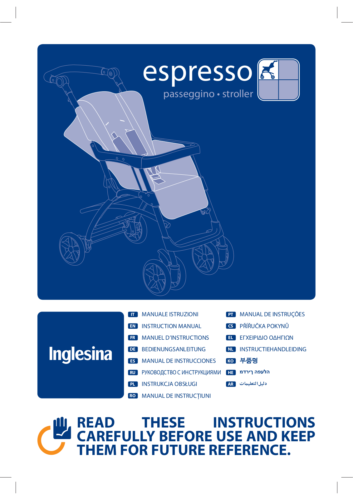 Inglesina Espresso User Manual