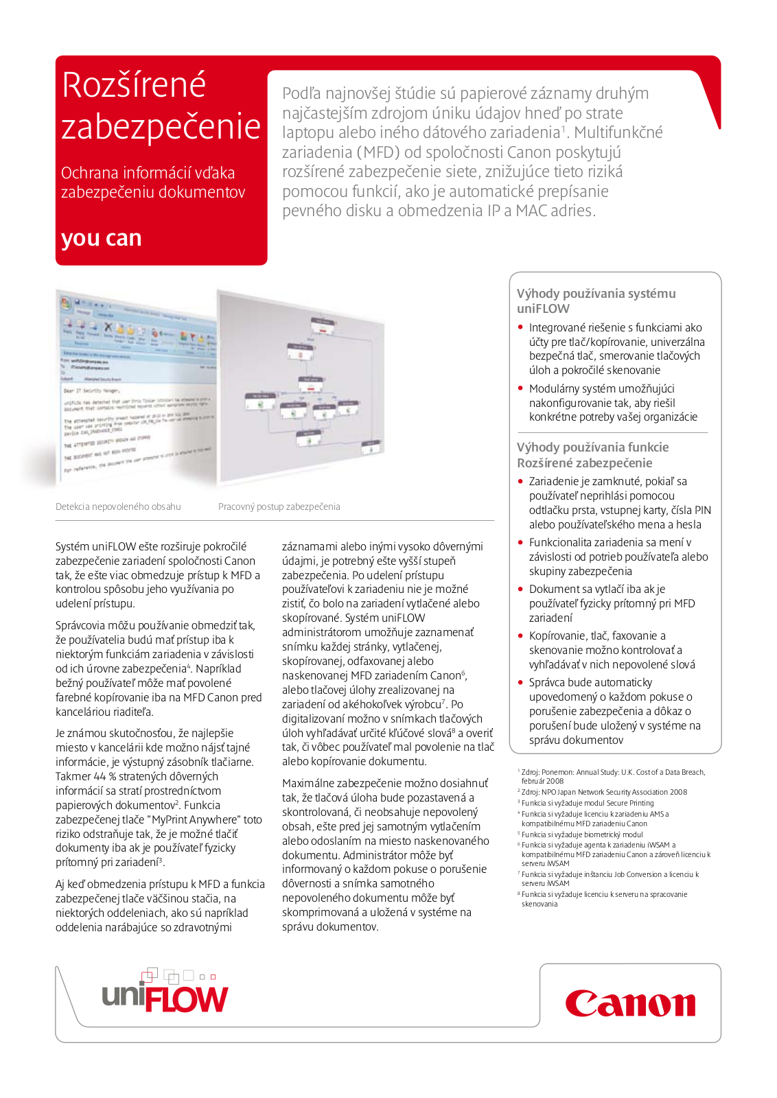 Canon UNIFLOW BROCHURE