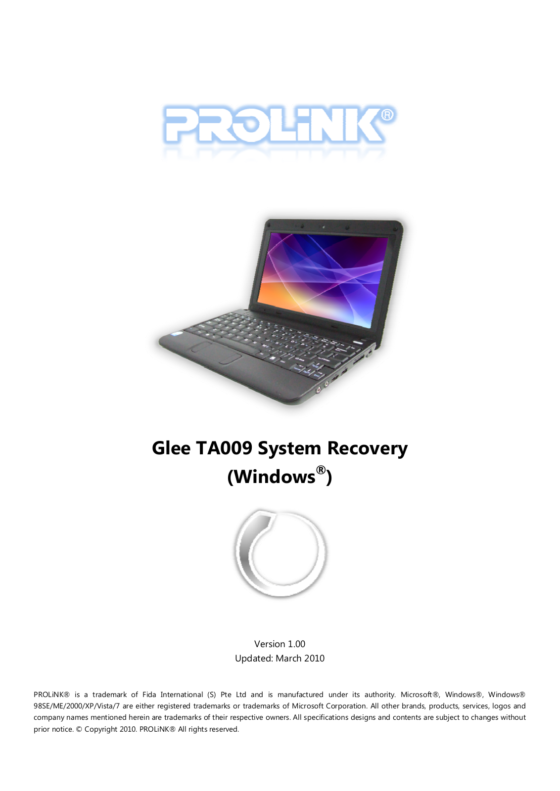 PROLiNK TA-009 User Manual