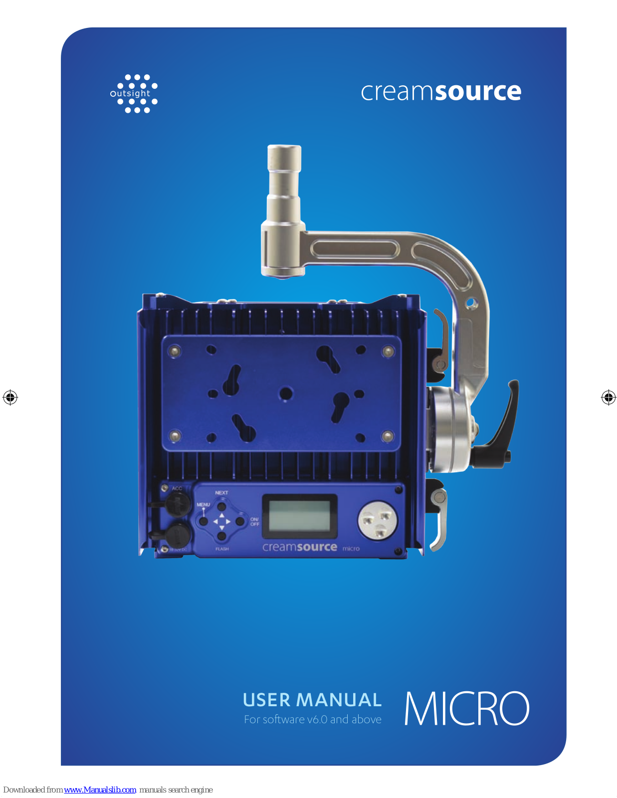 Outsight creamsource MICRO User Manual