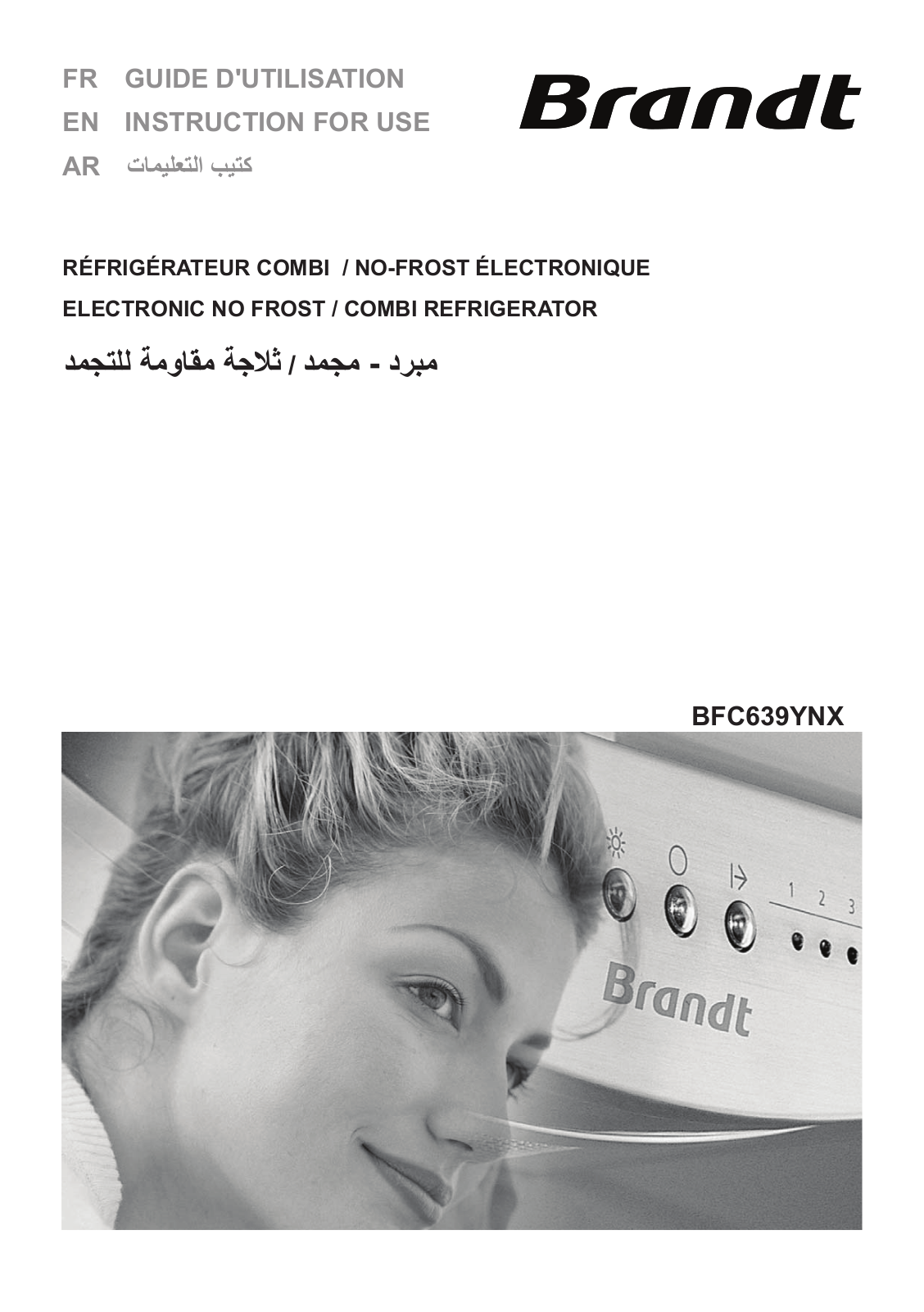 Brandt BFC639YNX User Manual