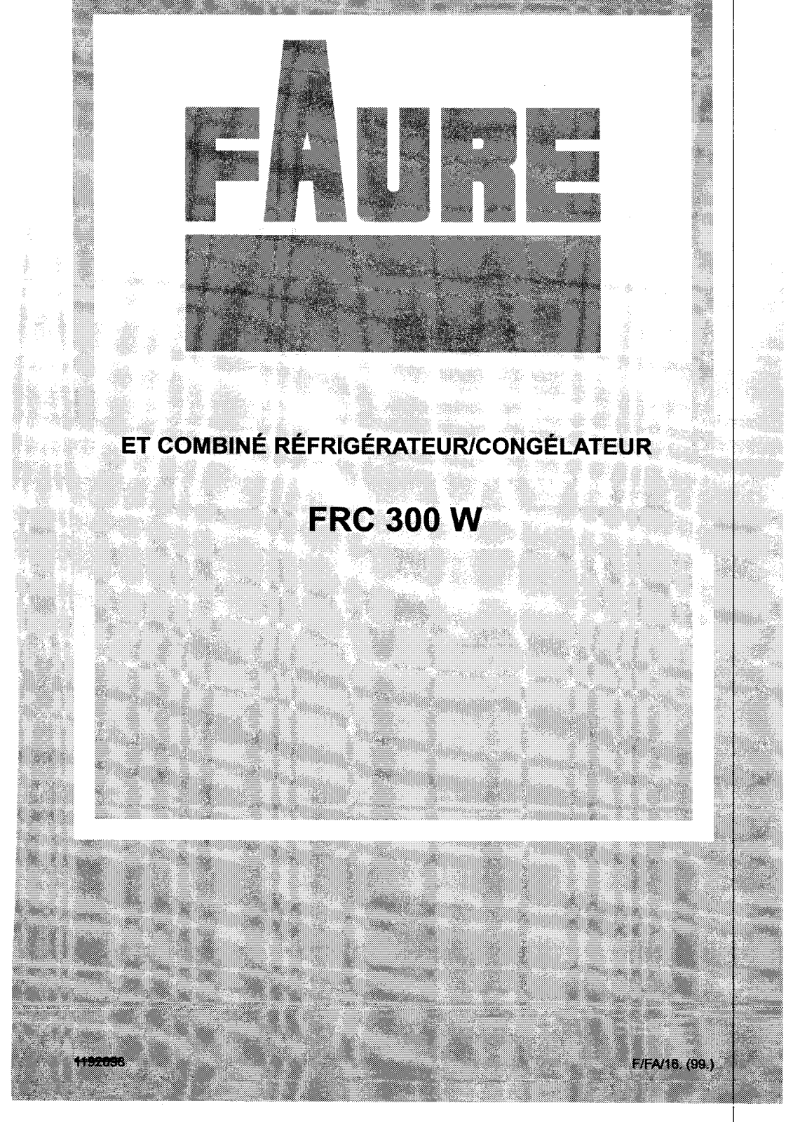 Faure FRC300W User Manual