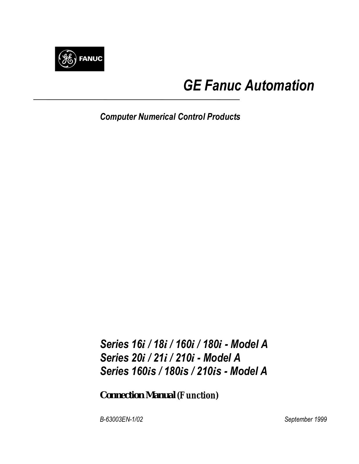 Fanuc 15i, 16i, 21i, Connection manual(function)