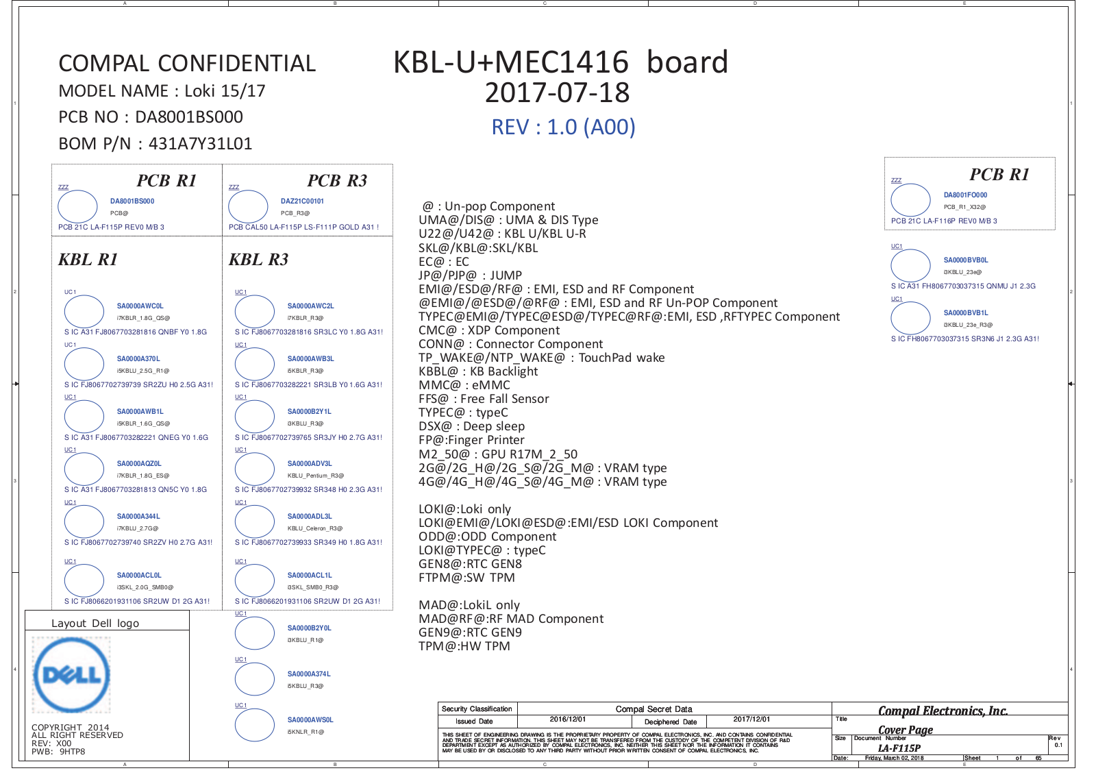 Compal LA-F116P Schematics Rev1.0