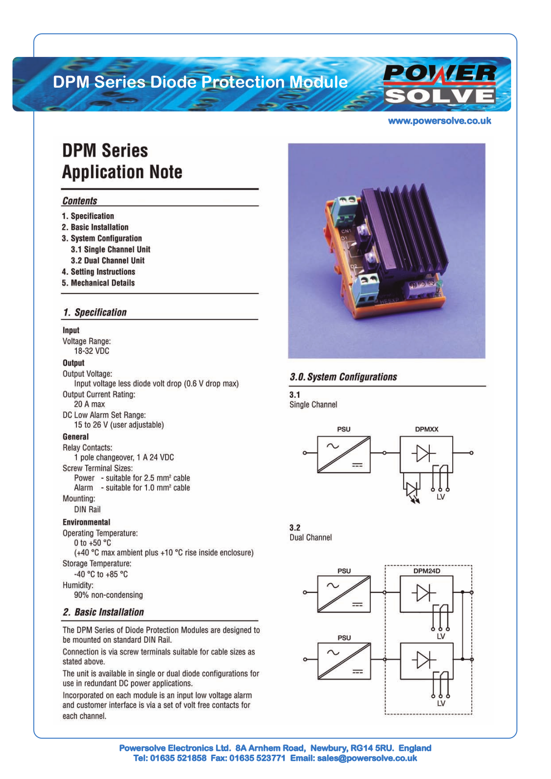 Powersolve DPM User Manual - ManualMachine.com