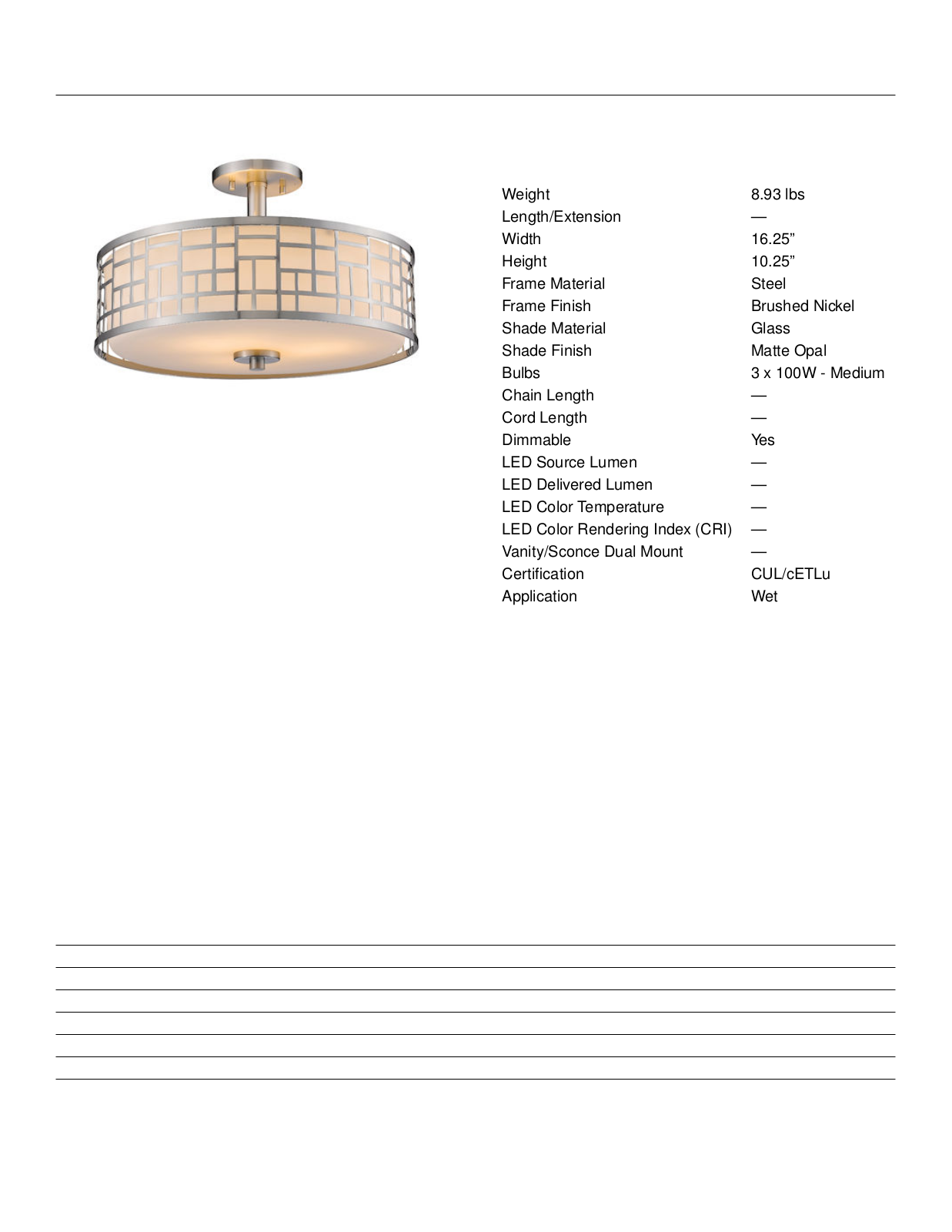 Ebern Designs BLMS3985 Specifications - ManualMachine.com