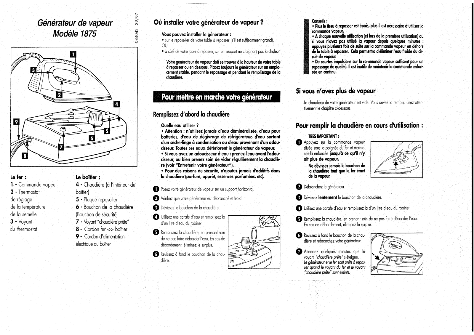 Calor 1875 User Manual