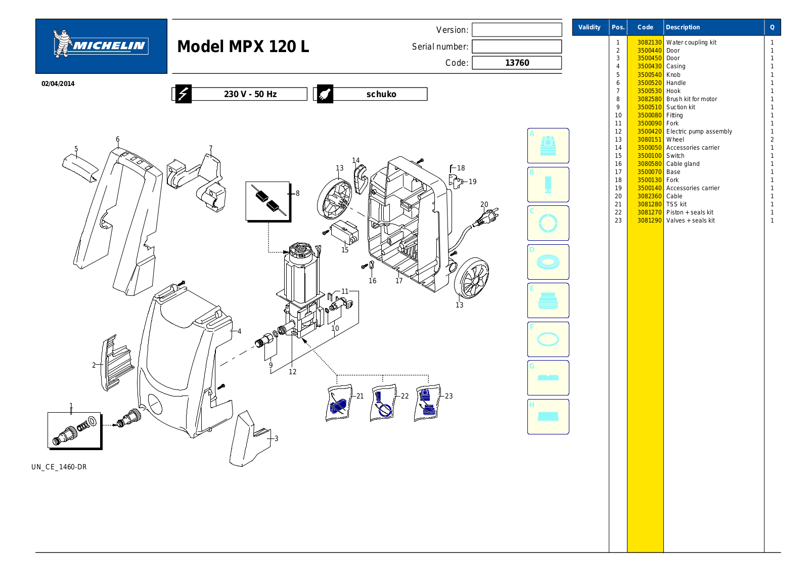 Michelin MPX 120 L User Manual - ManualMachine.com