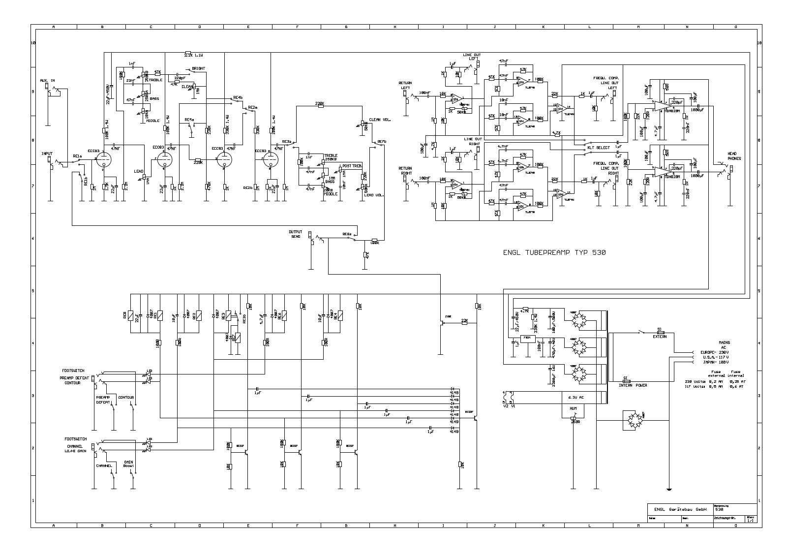 Engl e530 schematic