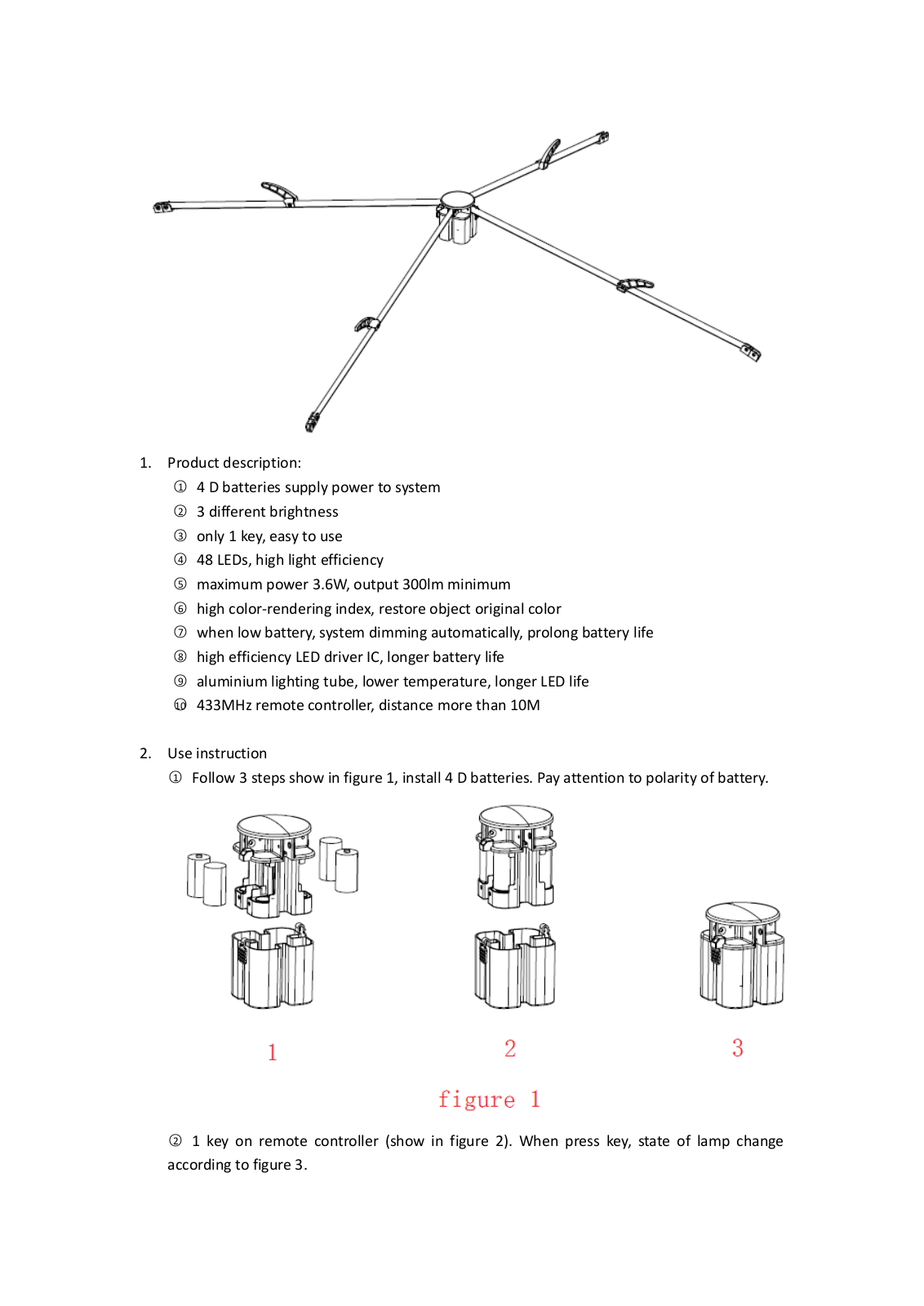 Campvalley LED001 User Manual