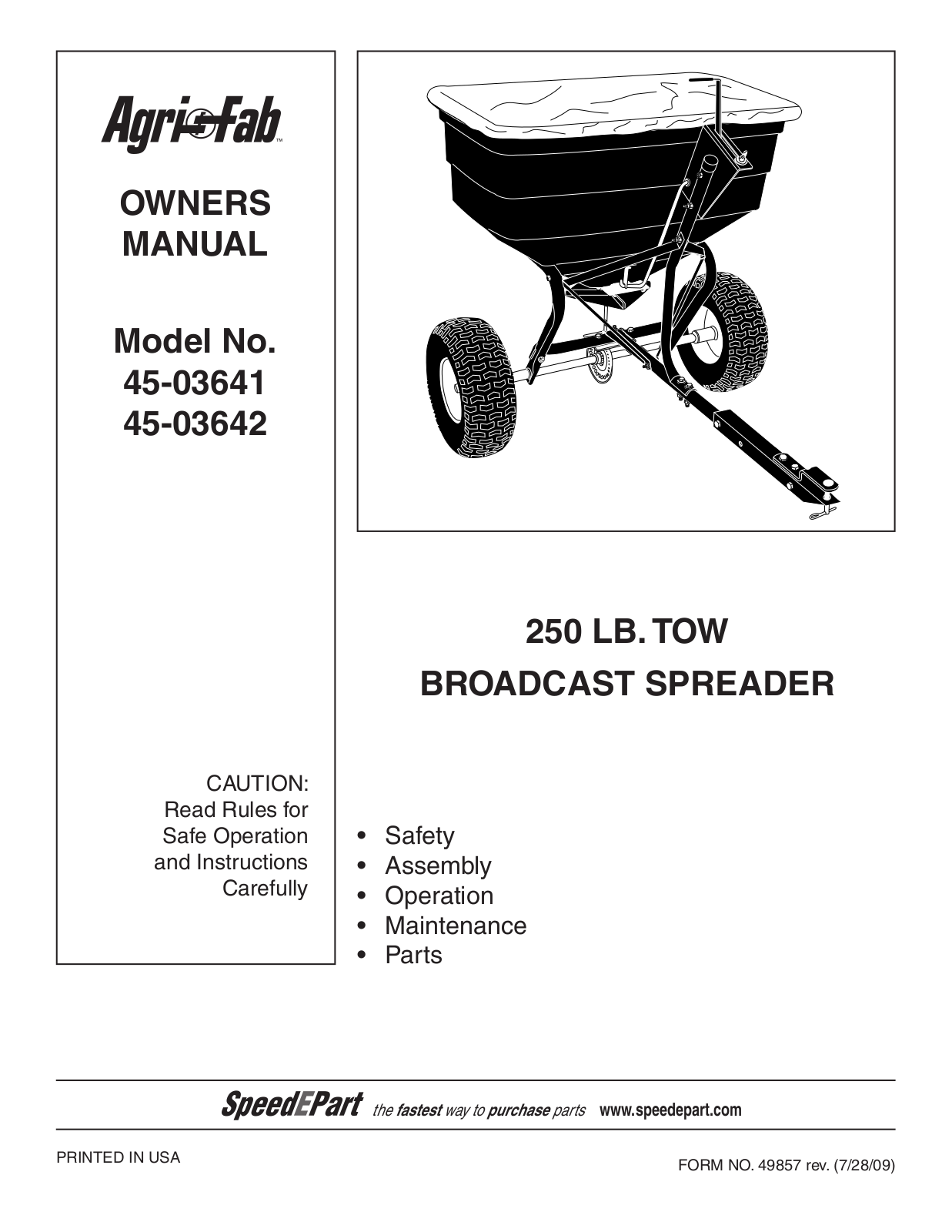 Agri-Fab 45-03642 User Manual