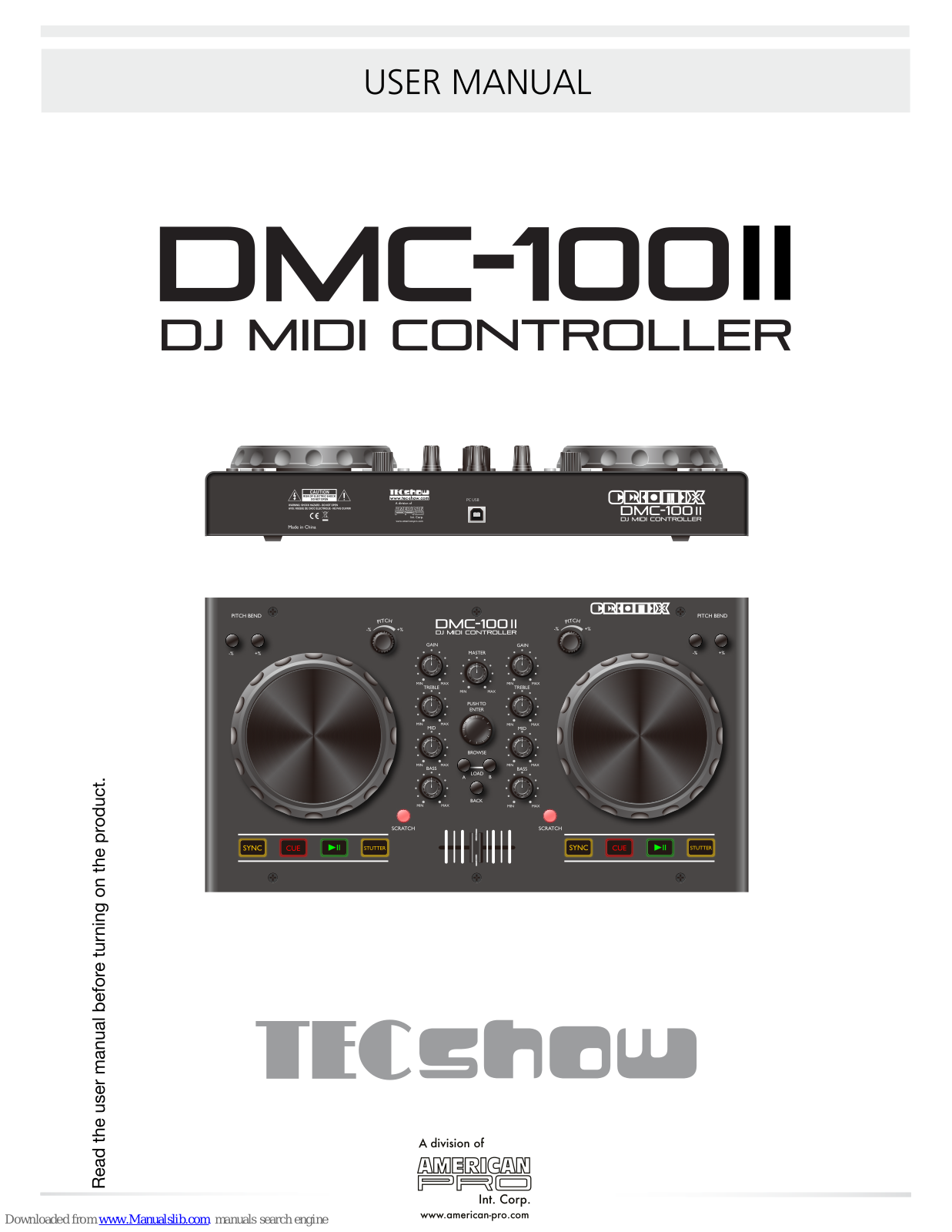 TECshow DMC-100 II User Manual