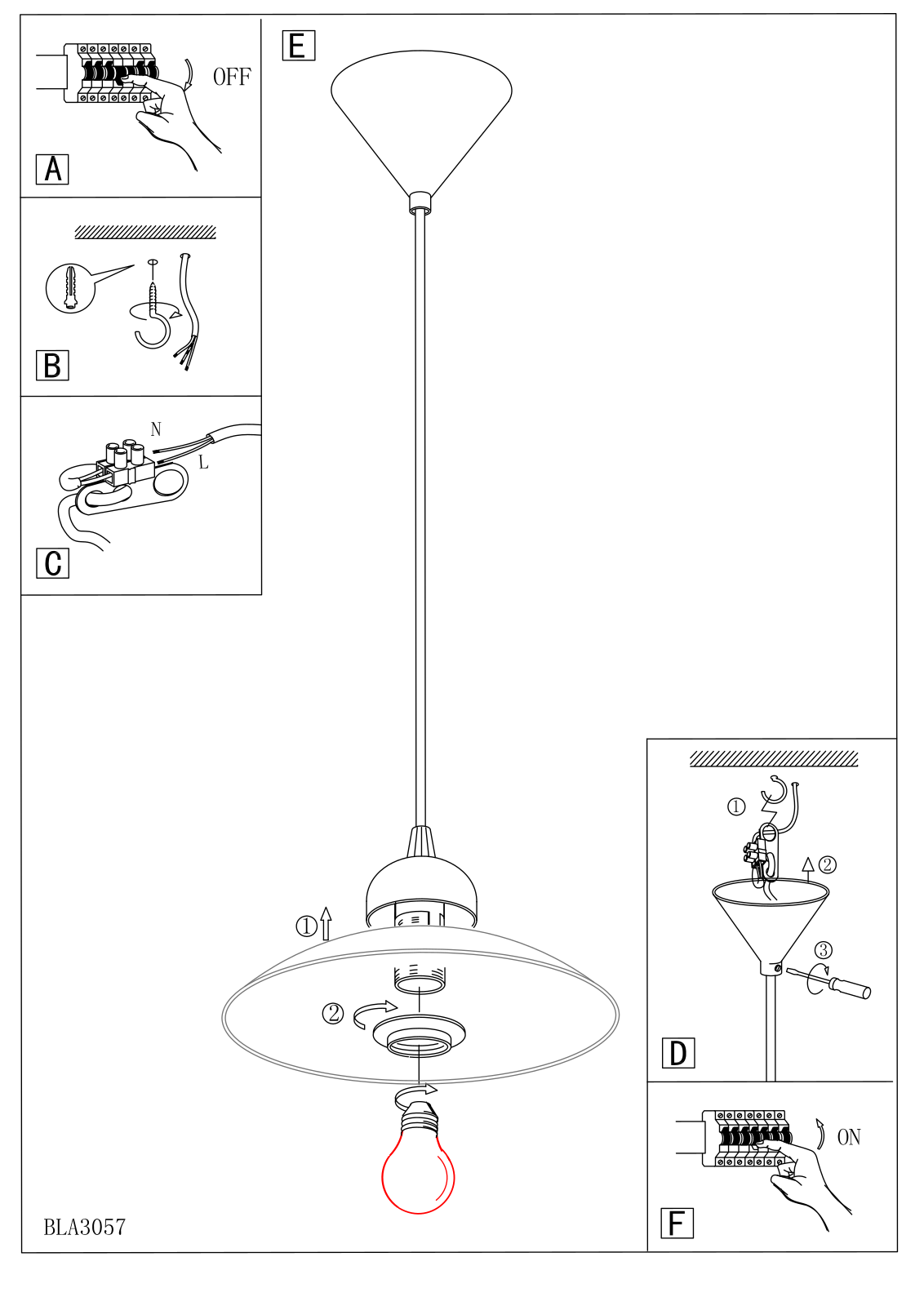 Eglo 82786 operation manual