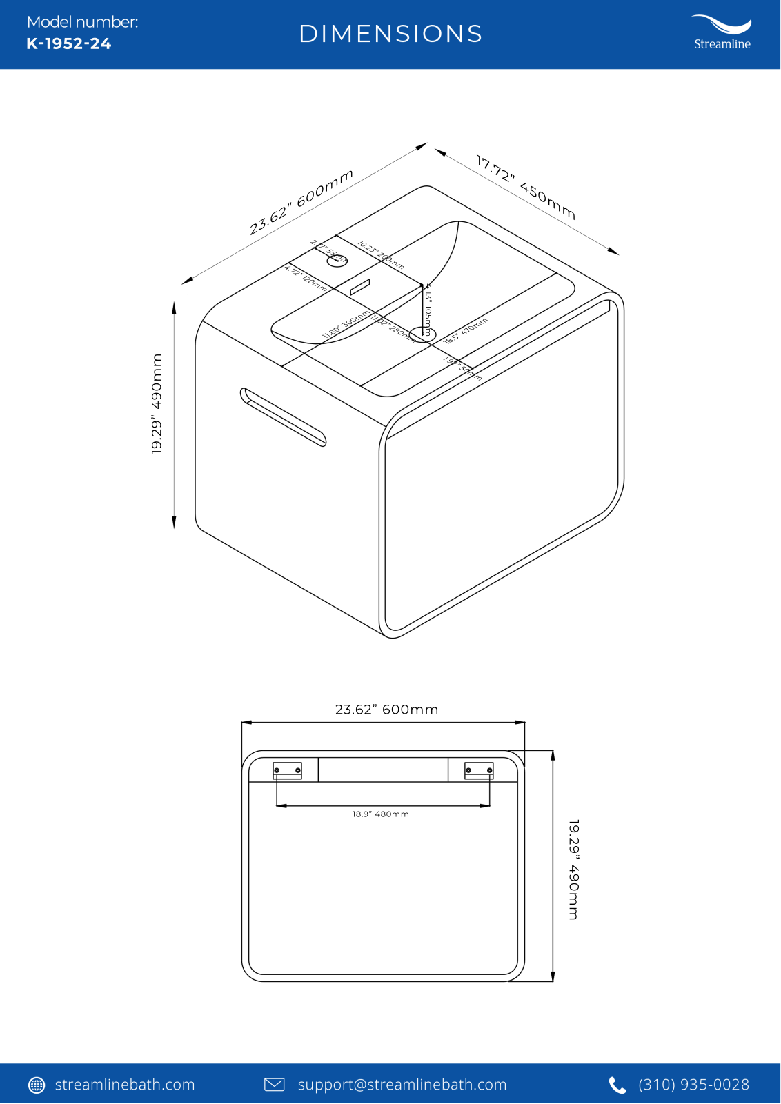 Streamline Bath SLBH7781 Specifications - ManualMachine.com
