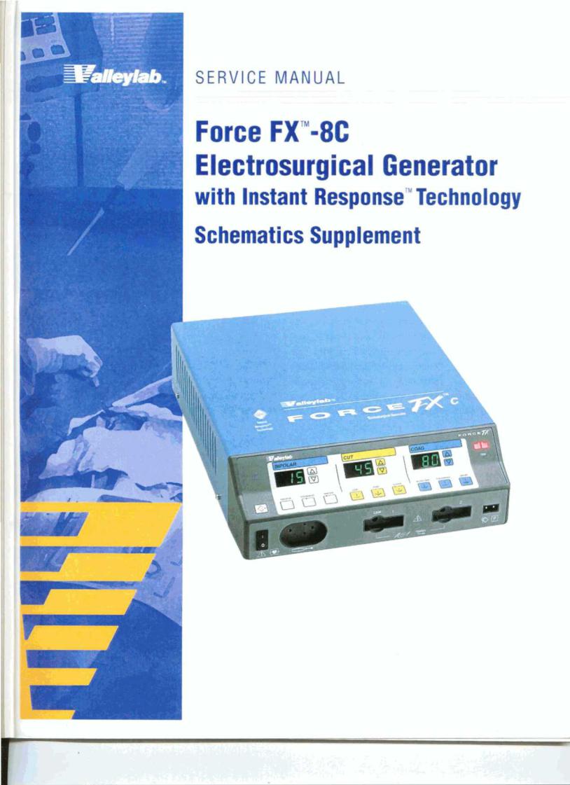 Valleylab Force FX-8C Schematics