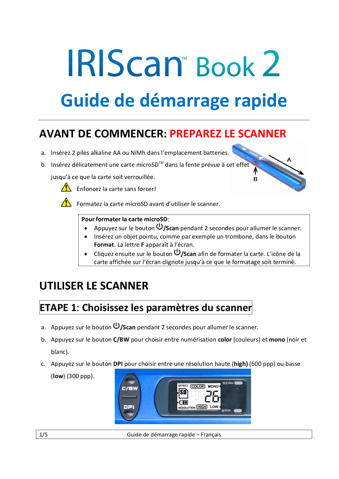 IRIS Scan book 2 User Manual