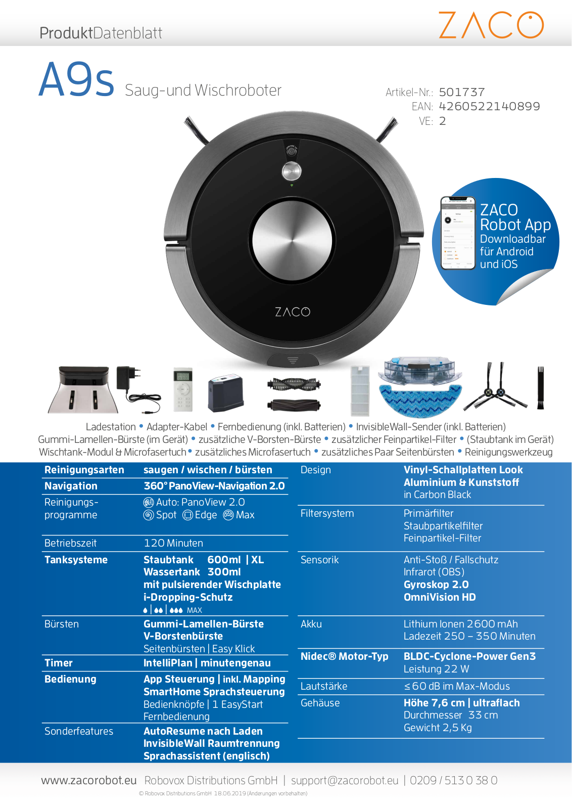 ZACO A9S Service Manual