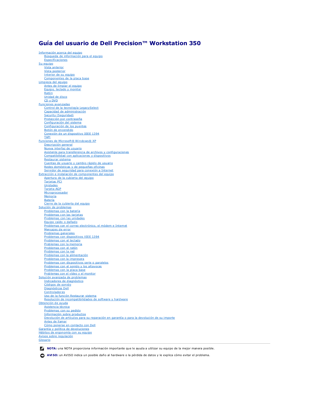 Dell Precision 350 User Manual