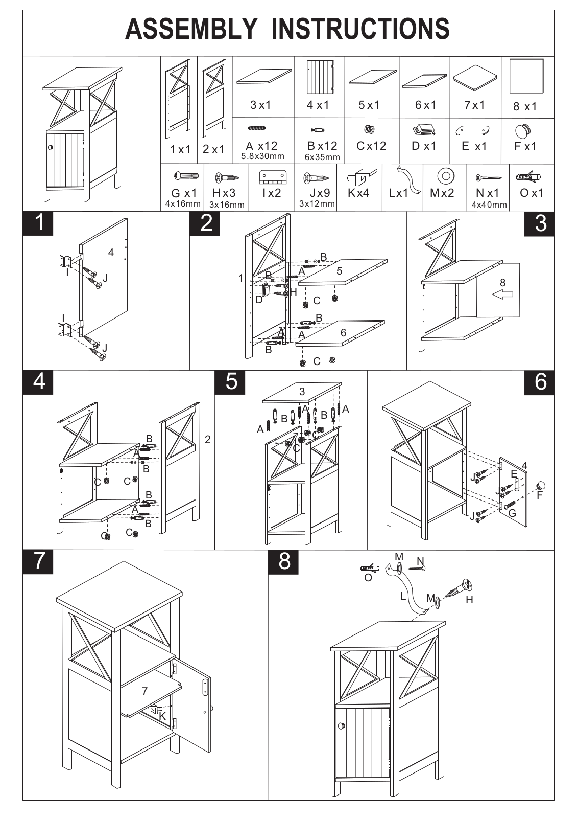 August Grove W004604170 Assembly Instructions - ManualMachine.com