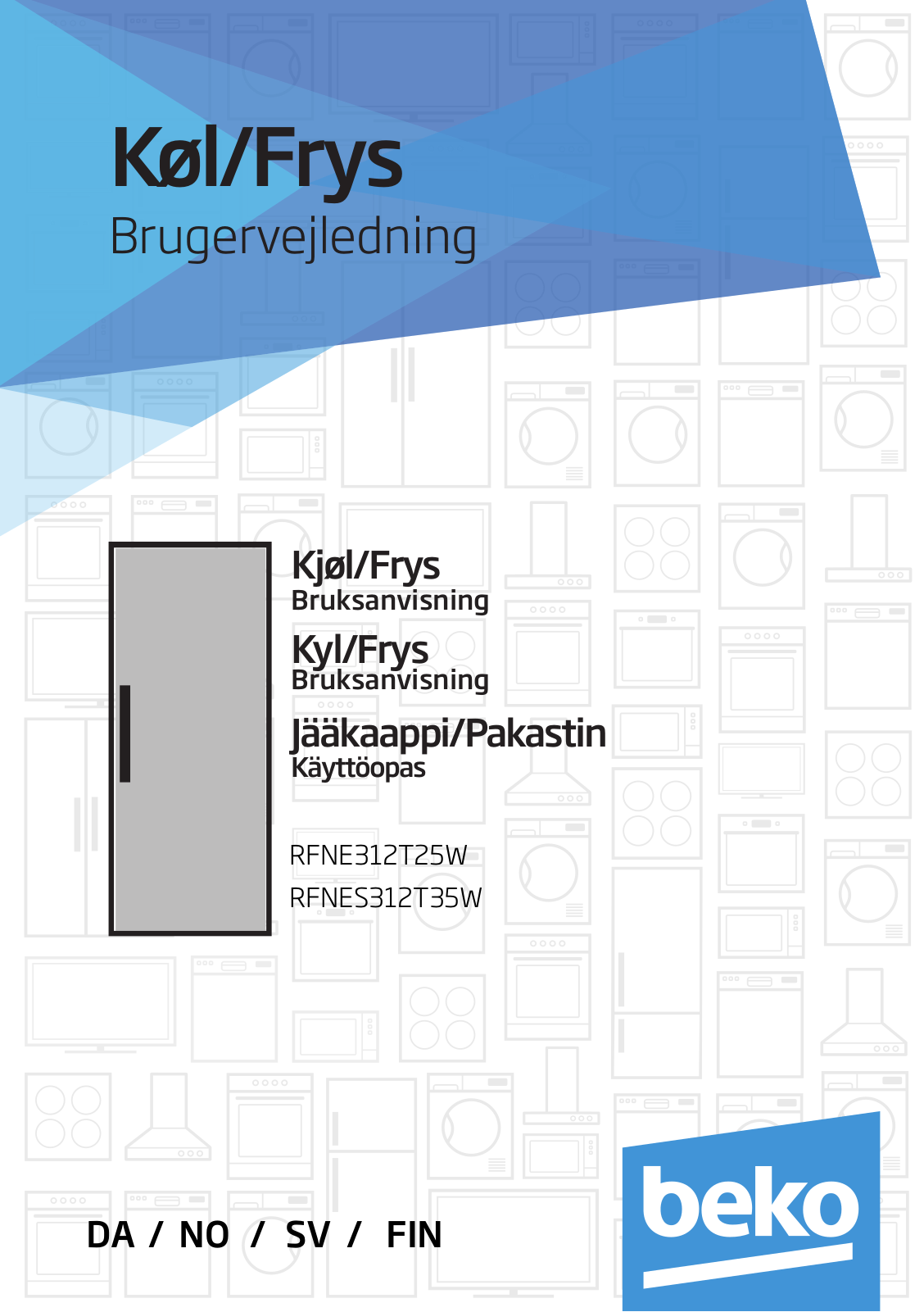 Beko RFNE312T25W, RFNES312T35W User manual